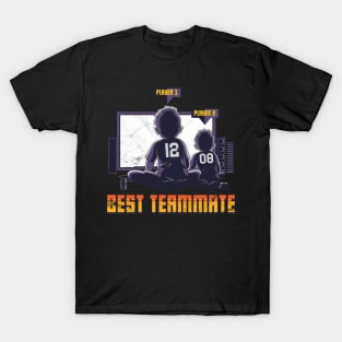 Gamer Dad Son Best Teammate T-Shirt